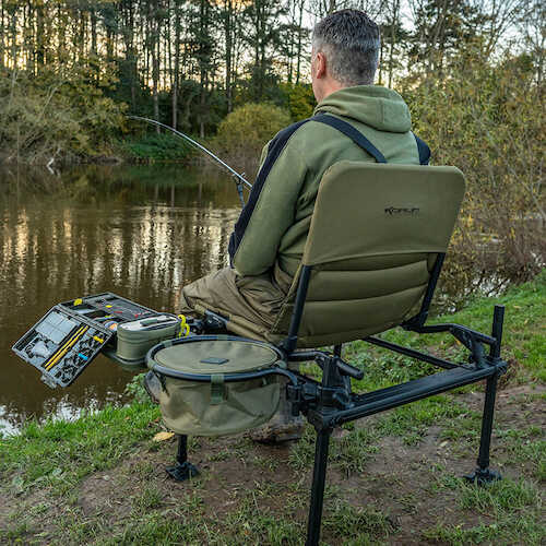 Used korum fishing online chair